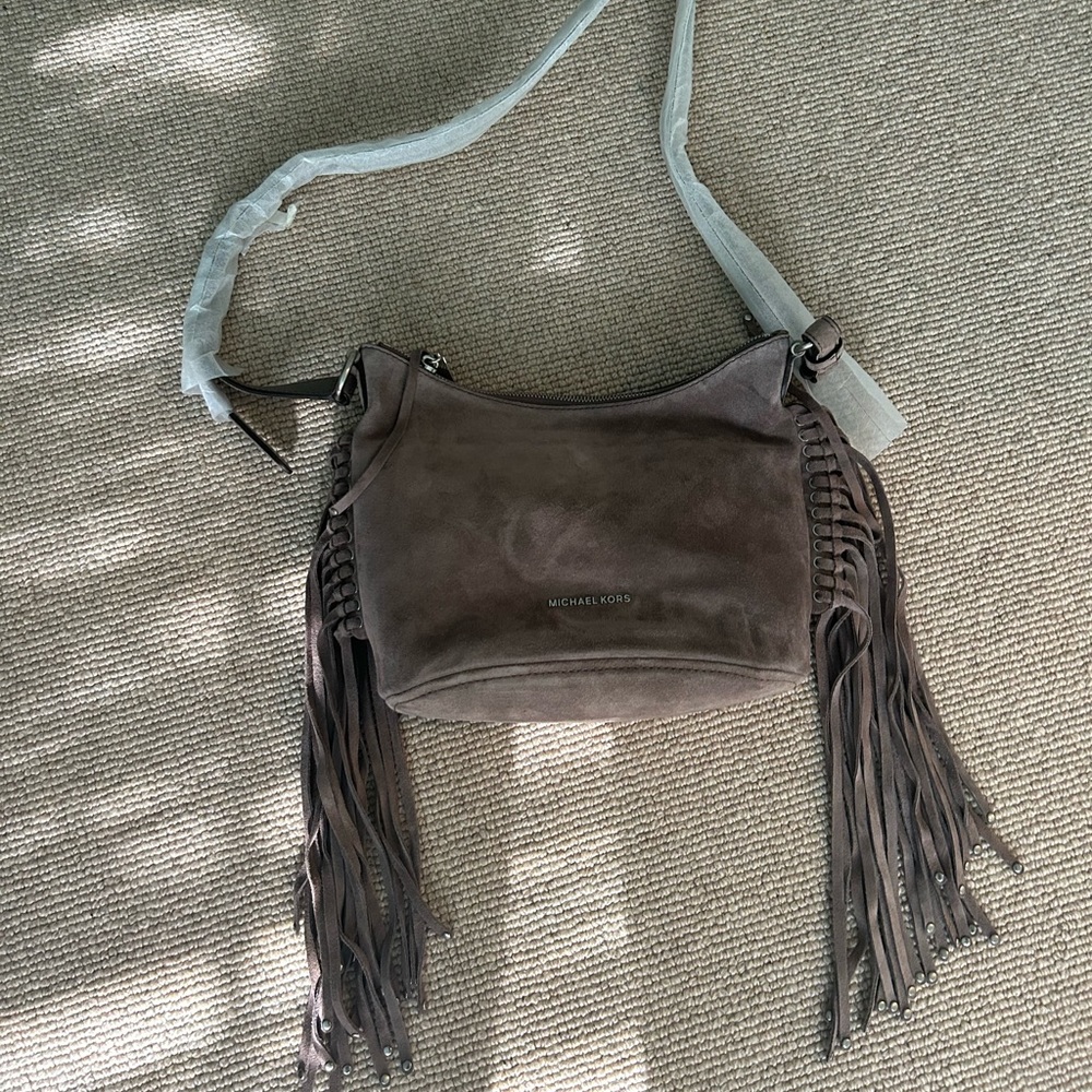 Suede Michael Kors bag. NWT